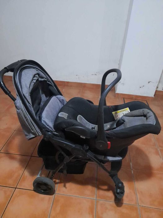 Carrinho bebé (zippy) com baby coque