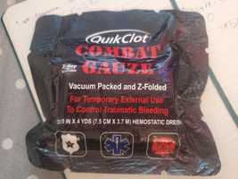 QuikClot combat gauze бинт