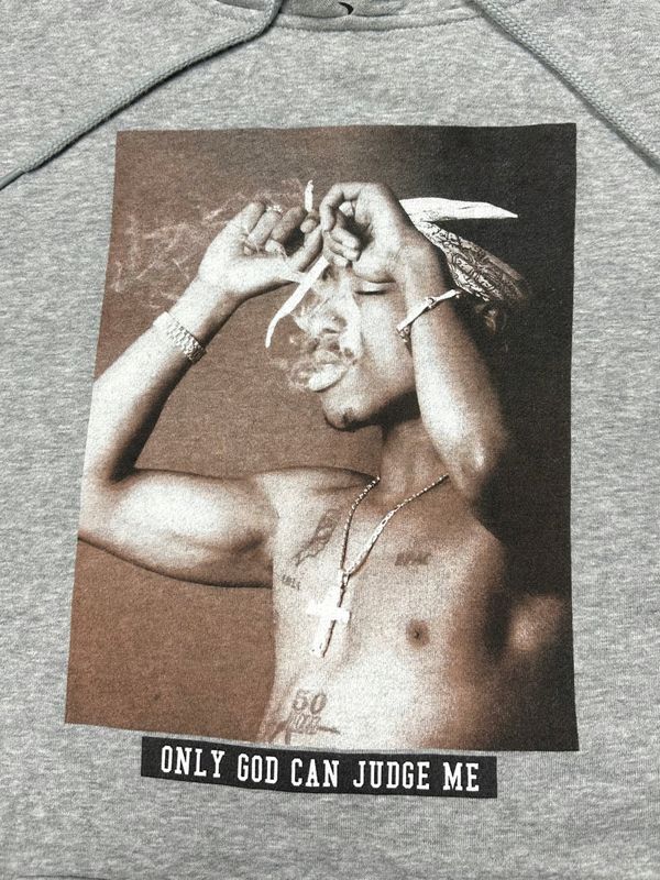 Mister Tee x Artist 2 Pac Bluza z Kapturem Hoodie z Nadrukiem r. L