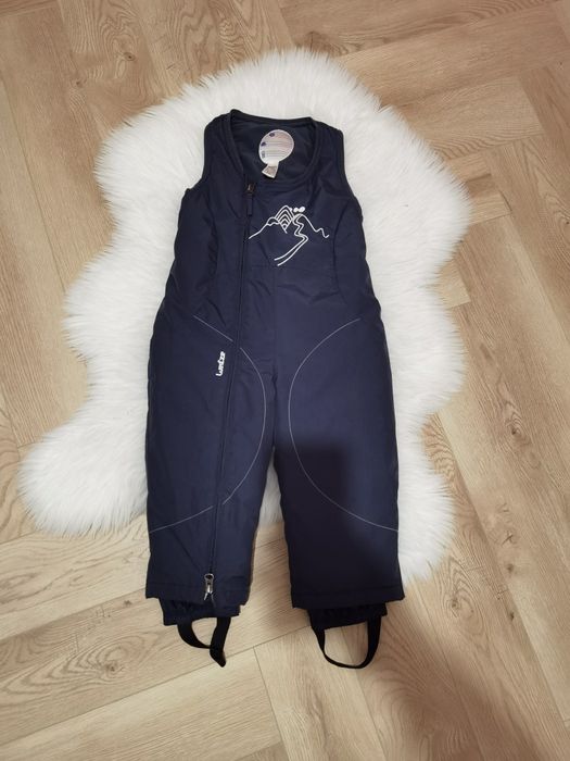 Spodnie ocieplane narciarskie zimowe dla chłopca 98 dechaltion