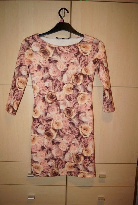 Sukienka romantyczna w kwiaty floral Orsay XS/S