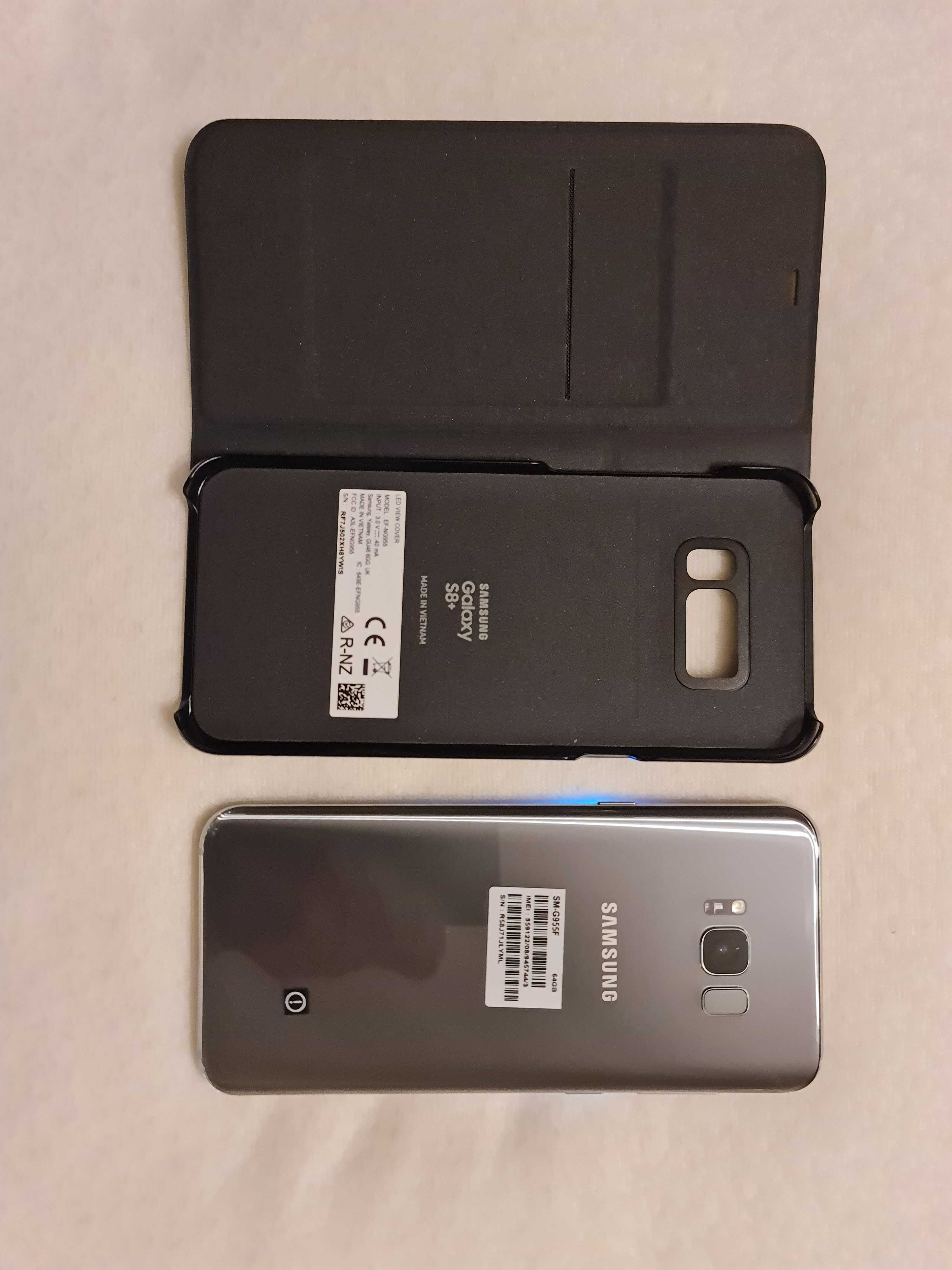 Smartfon Samsung Galaxy S8+ 4 GB / 64 GB szary z etui Samsung.