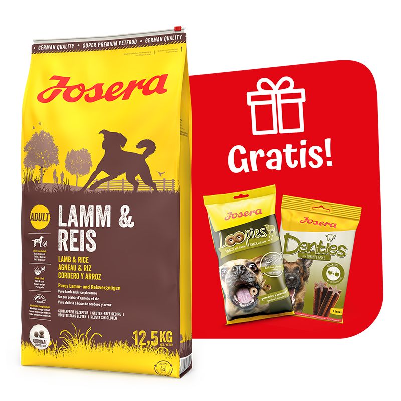 Josera Lamm & Reis 12,5Kg + Przysmaki Dla Psa