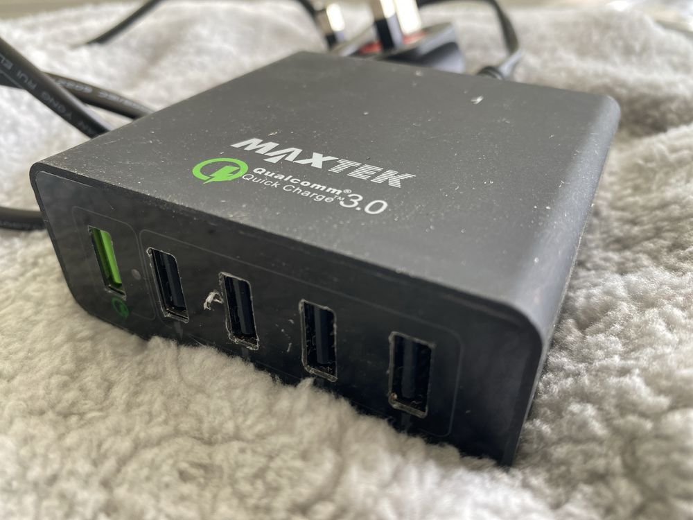 Ładowarka uniwersalna Maxtek 5-port USB
