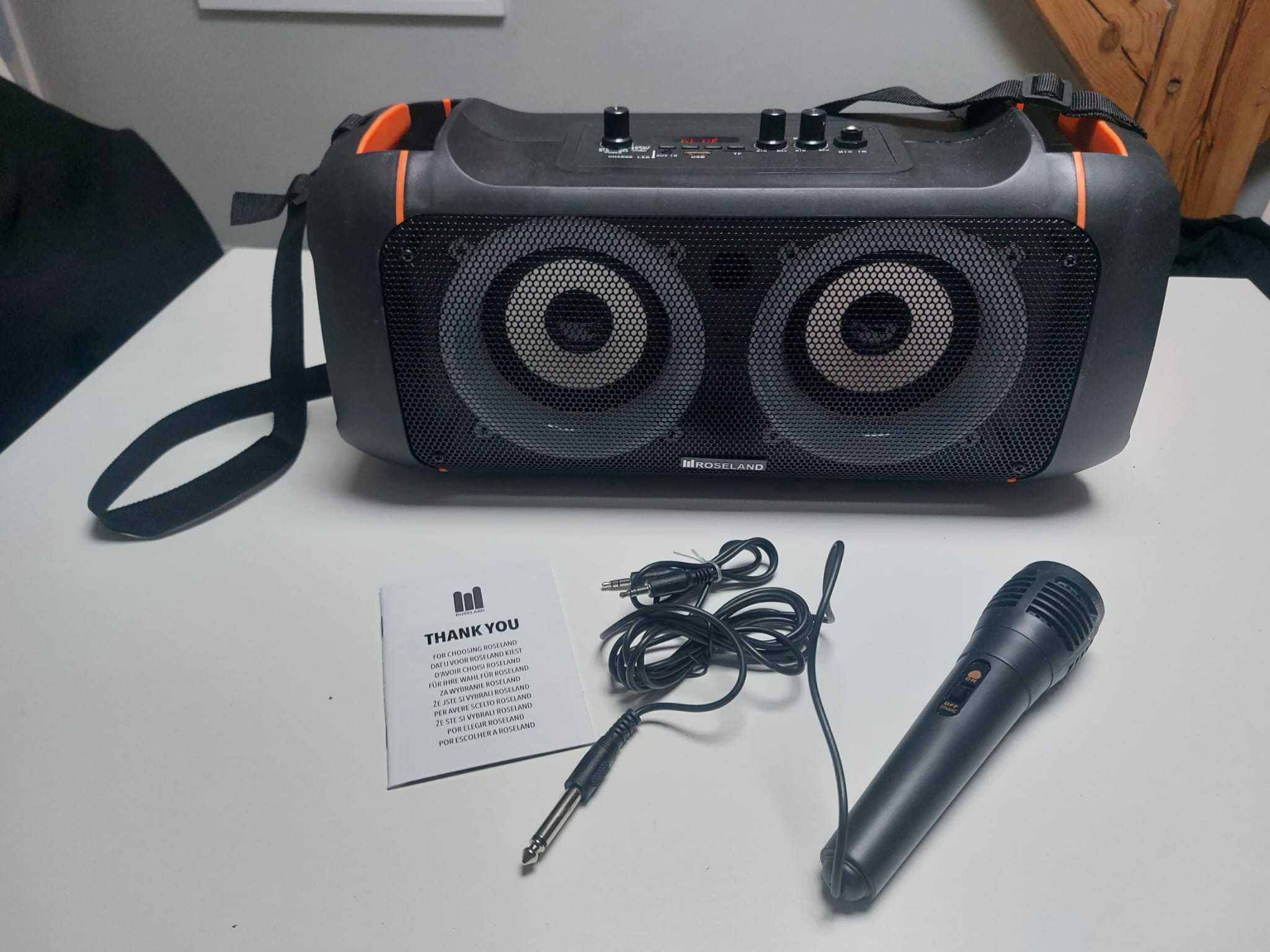 Głośnik Przenośny Bluetooth Karaoke Roseland RS-500