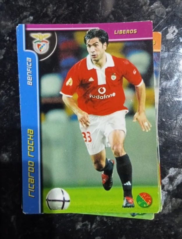 Cartas da Equipa do Benfica 2004/05 Panini