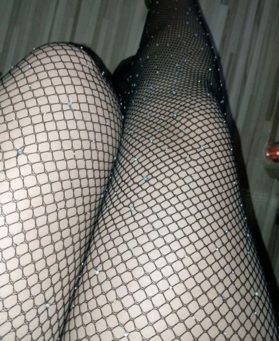 Rajstopy kabaretki cekiny