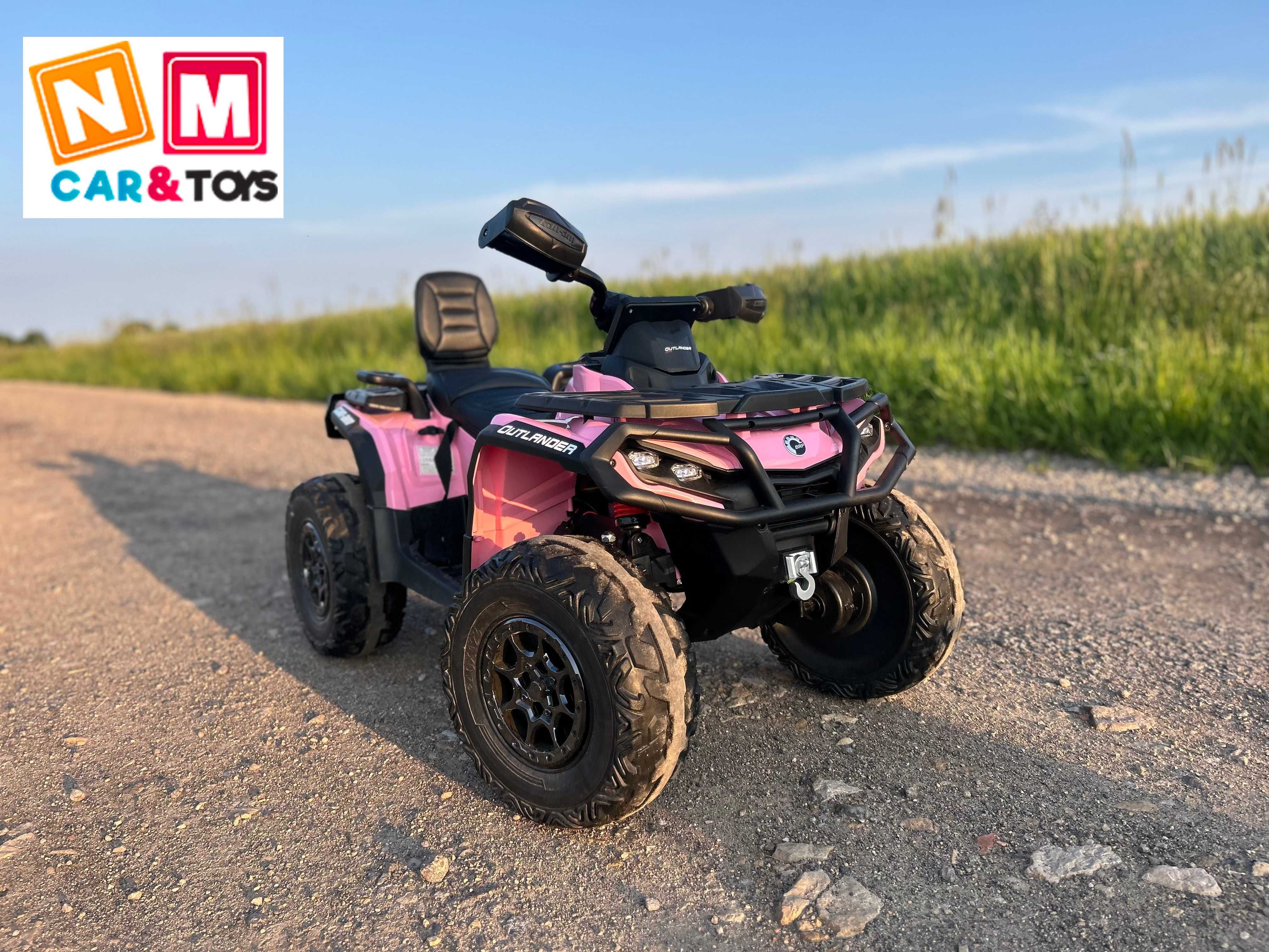 Quad Outlander 800W 24V 4x4 AUTO akumulator elektryczny 2os. dzieci