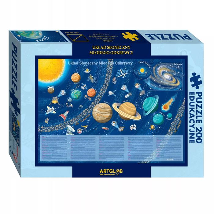 Puzzle 200 - Układ Słoneczny. ArtGlob