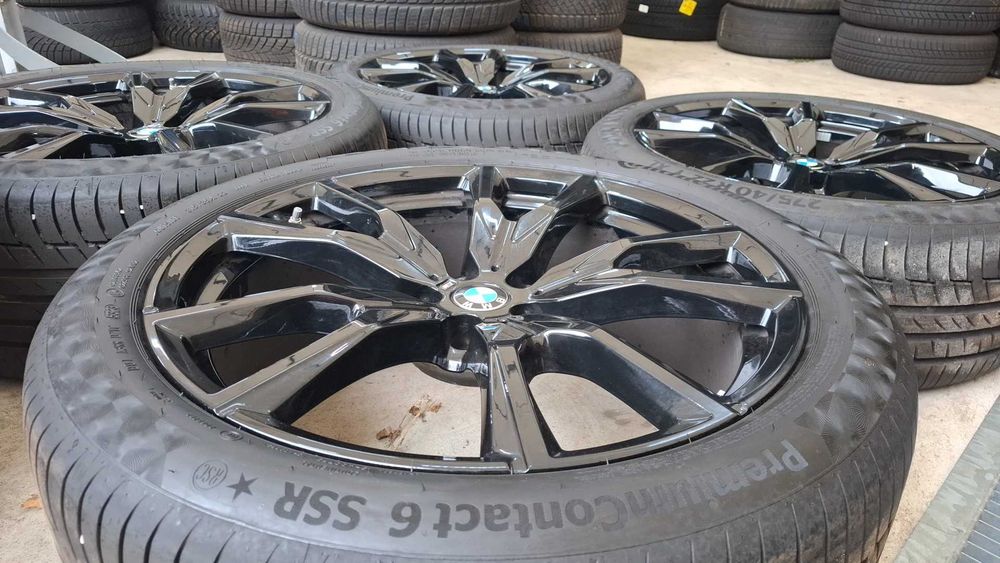 Koła letnie BMW X5 X6 X7 V-SPOKE 755 JET BLACK  22 CALI Continental !