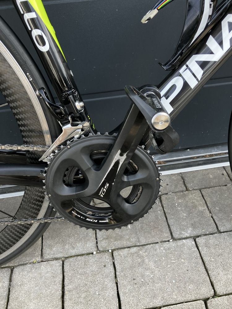 Pinarello Razha 105 – Karbonowy szosowy, Mavic Cosmic SLS, Garmin SPD