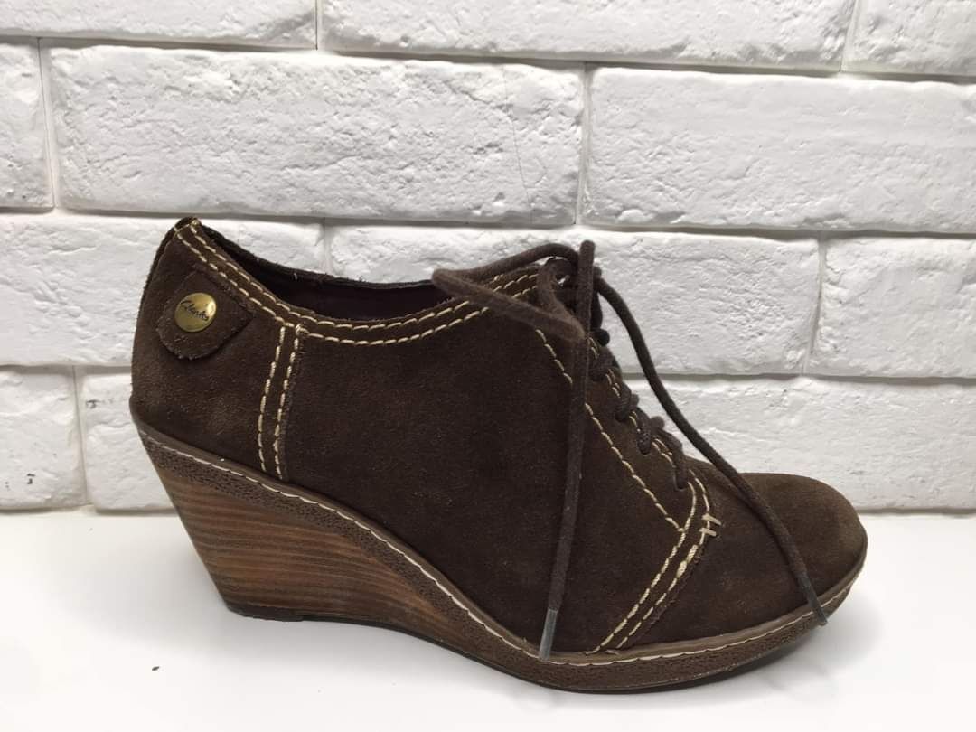 Botki skorzane Clarks Rozmiar 37,5