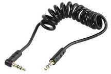 VIVANCO Kabel Jack 3,5mm Mini Jack - Jack 3,5mm GOLD Sprężynka Kątowy