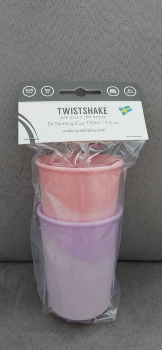 Twistshake kubek Kubeczek do picia 170 ml 6m+ nowe 2 szt.