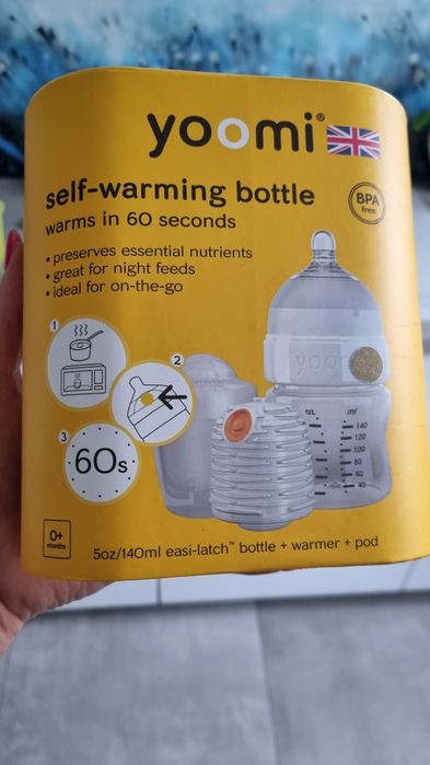 Yoomi butelka, podgrzewacz