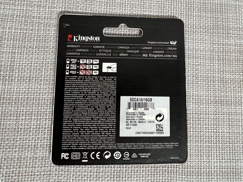 Karta pamięci micro adapter 16 GB Kingston