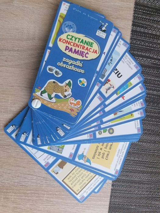 Gra Edgard zagadki obrazkowe "Czytanie, koncentracja, pamięć". 6-9 lat