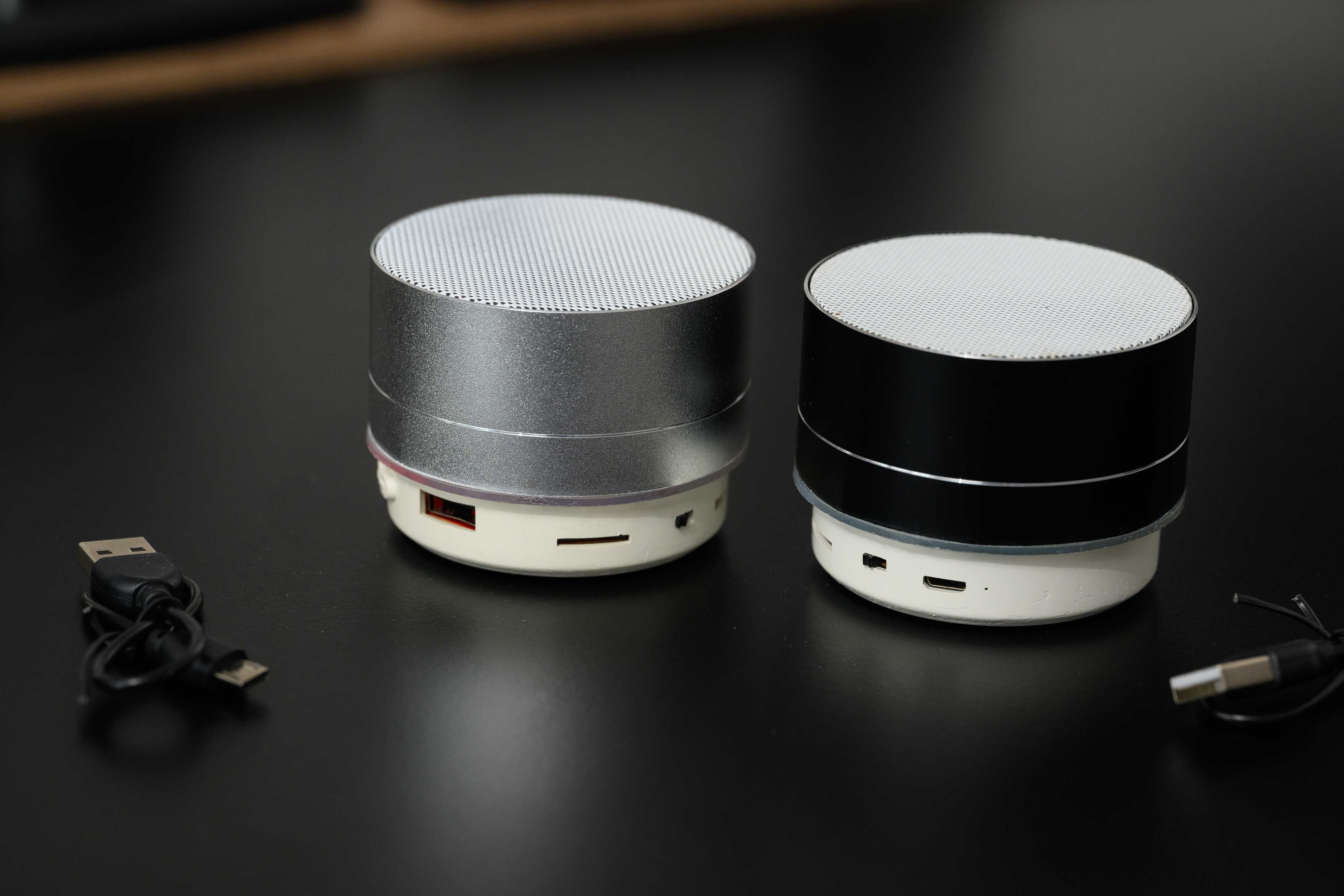 Колонка-міні Bluetooth з підсвічуванням,з підтримкою microSD, Чорна
