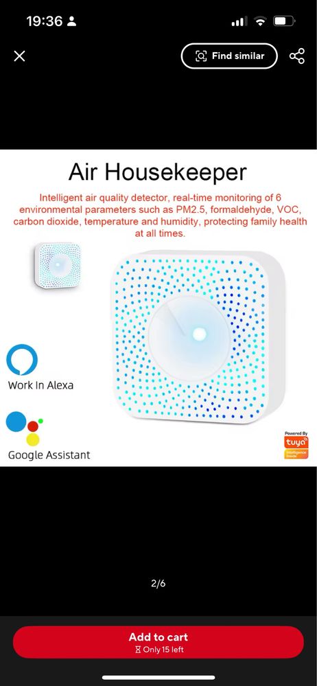 SmartSensor temperatura e qualidade do ar