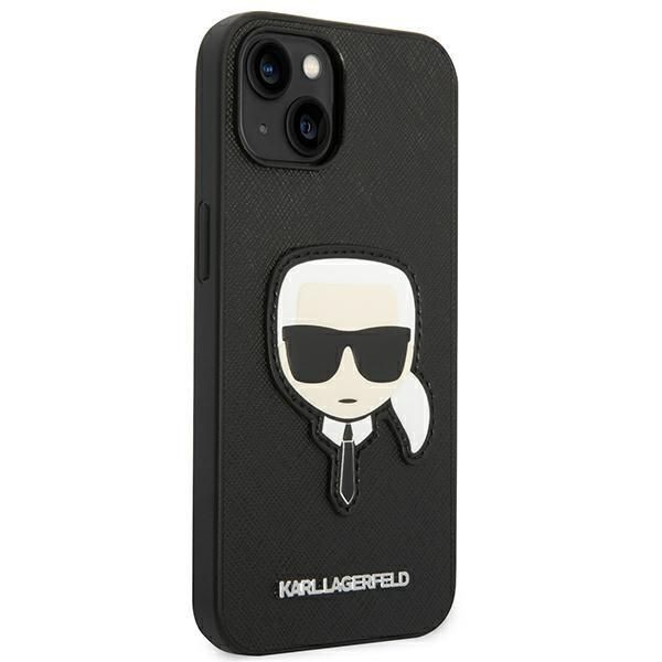 Etui Karl Lagerfeld iPhone 14 Plus 6,7" Saffiano Czarny