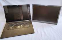 Sprzedam zestaw laptop Lenovo 17,3" G70-70 + monitor Lenovo.