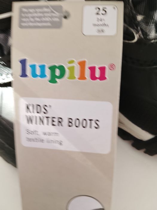 Buty dziecięce lupilu LIDL r.25 zimowe NOWE