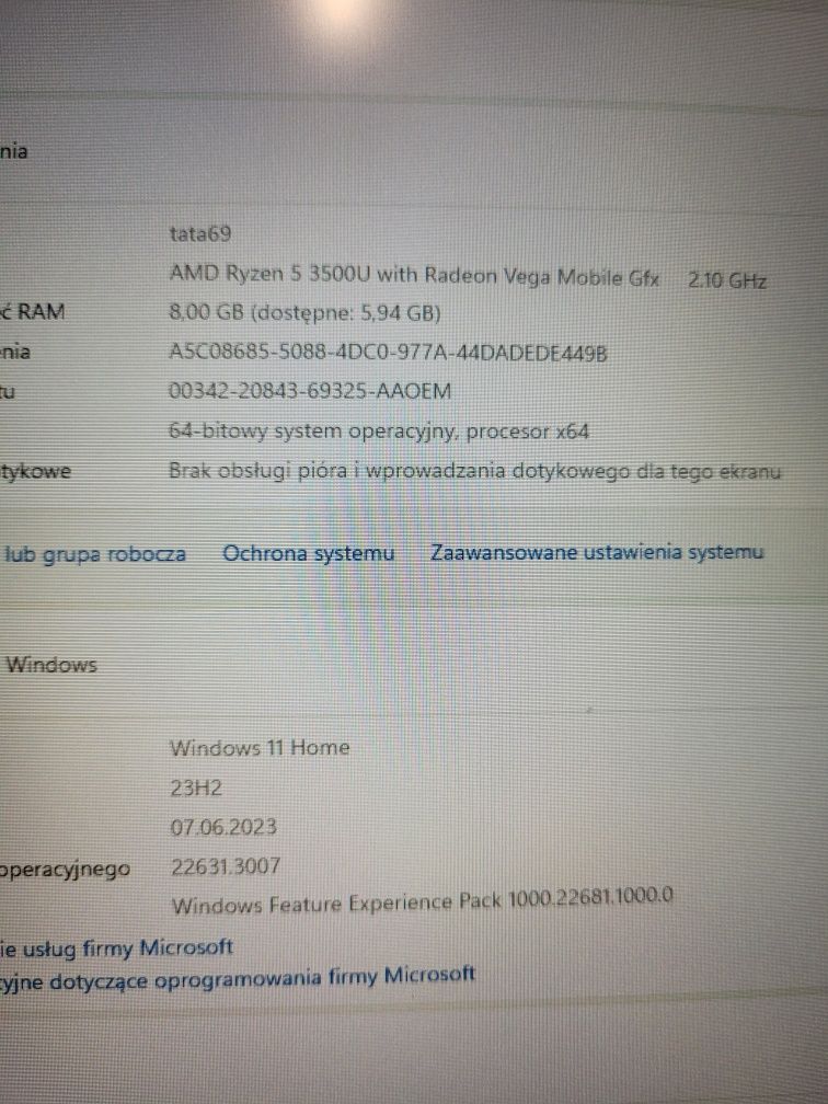 Laptop Acer Aspire 3 A315-23-R7Z7