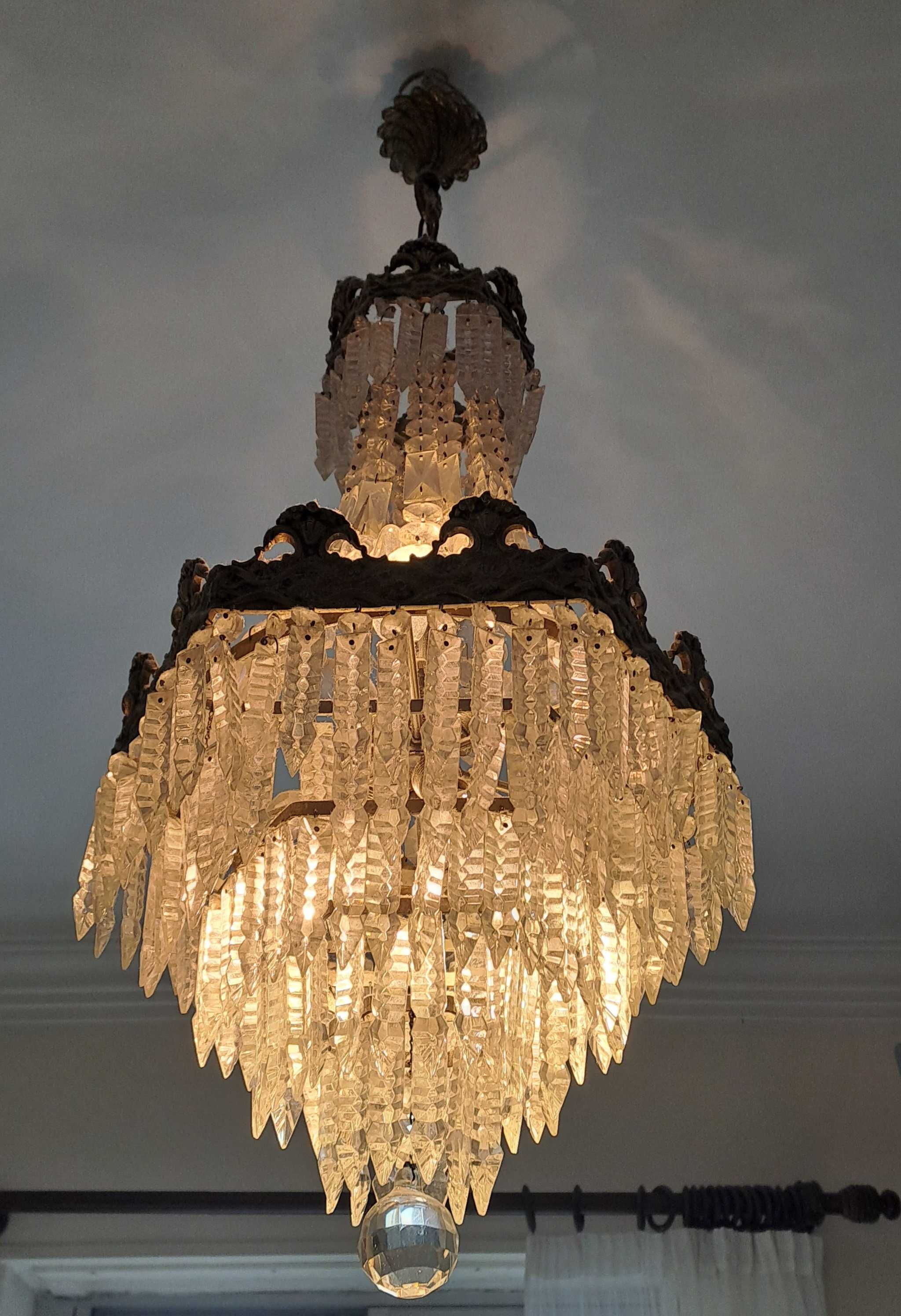 Lustre Cristal Dorado