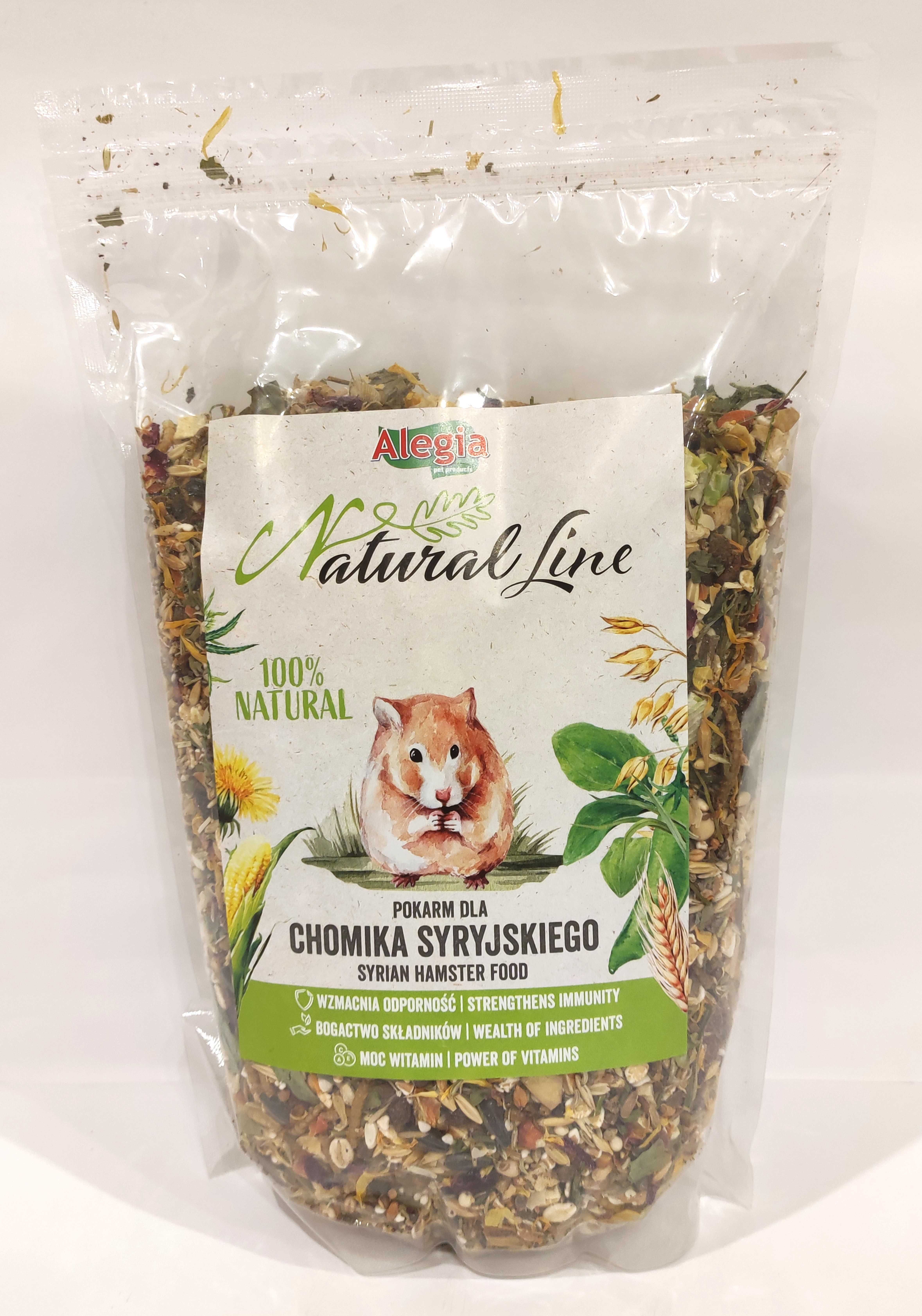 Alegia Natural Line karma chomik Syryjski 900g