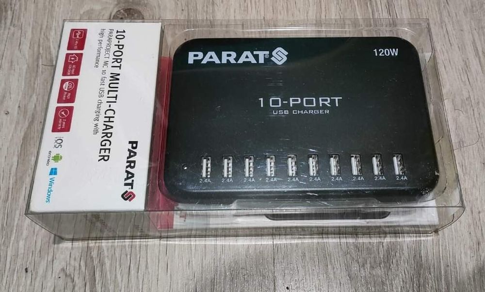 Multiładowarka Parat MC10 120 w 10 x USB A