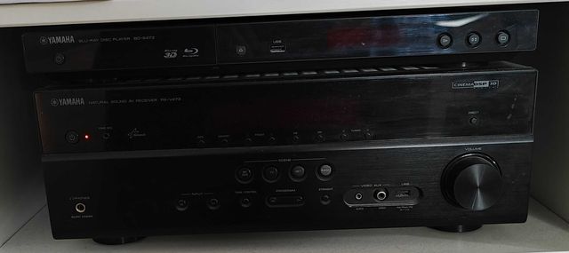 Zestaw Yamaha amplituner RX-V473 + Blu-Ray BD-S473