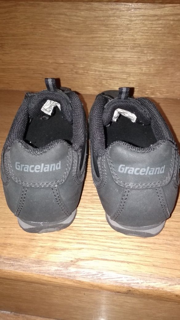 Buty niskie tenisówki dziecięce dziewczęce rozm. 31 Graceland czarne