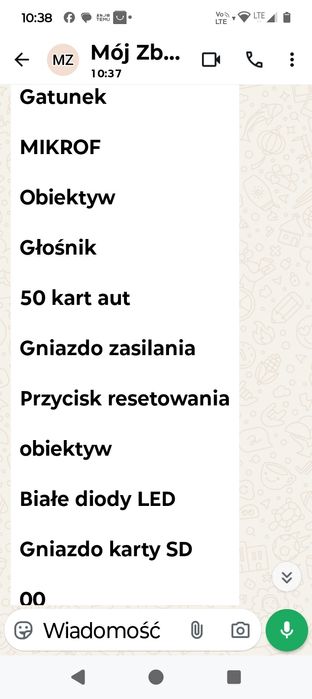 Kamera wifi ledowa z dźwiękiem