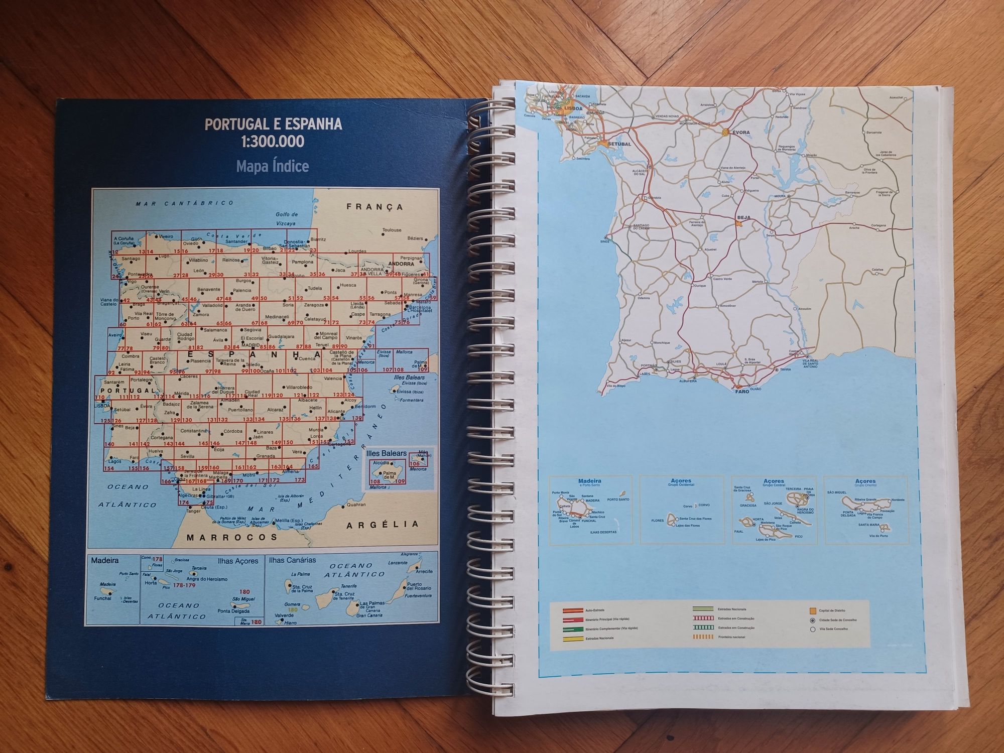 Mapas de Portugal- Portugal e Espanha, do Diário de Notícias