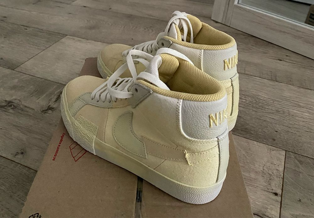Nike SB Zoom Blazer Mid Premium кросівки жіночі, чоловічі жовті
