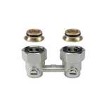 Honeywell Zawór podwojny kątowy 2 rur z odcięciem 3/4" (DN20)