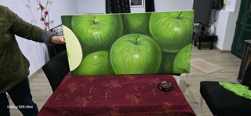 Quadro decorativo em tela 2 metros por 50cm de altura
