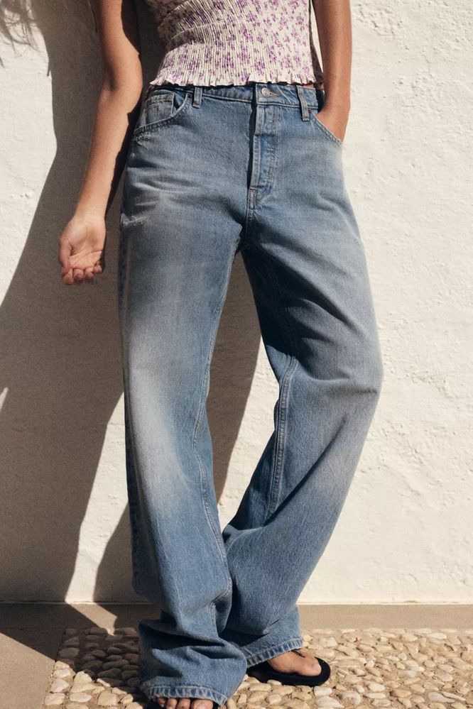 Джинси з середньою посадкоюZara
