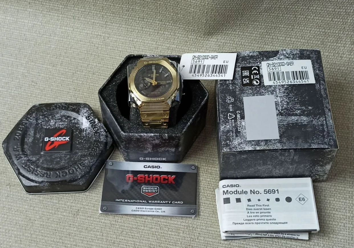 Casio GM-B2100GD-9A Bluetooth solar новые оригинал