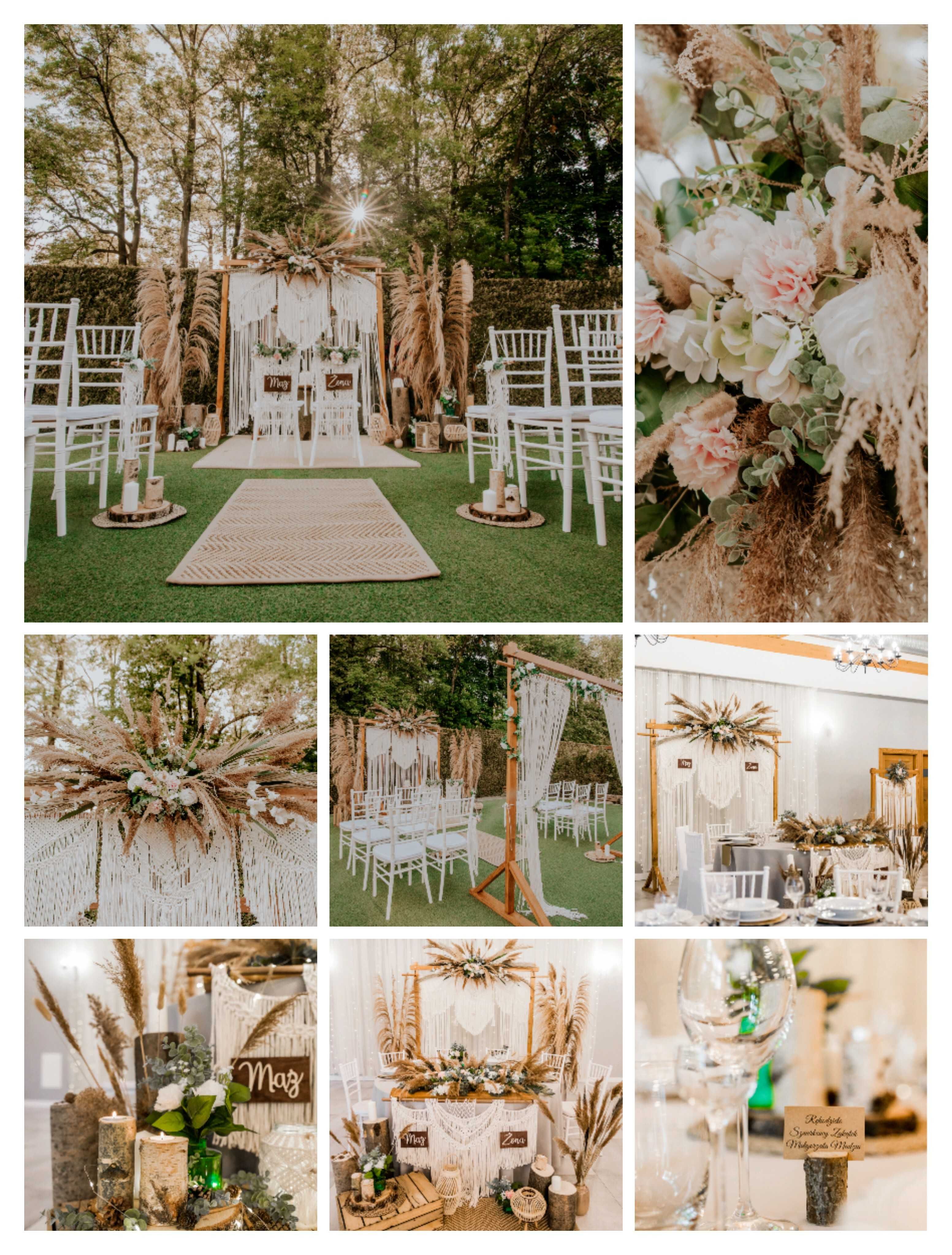 Dekoracje ślubne weselne dekoratorka florystka ślub wesele kazdy styl