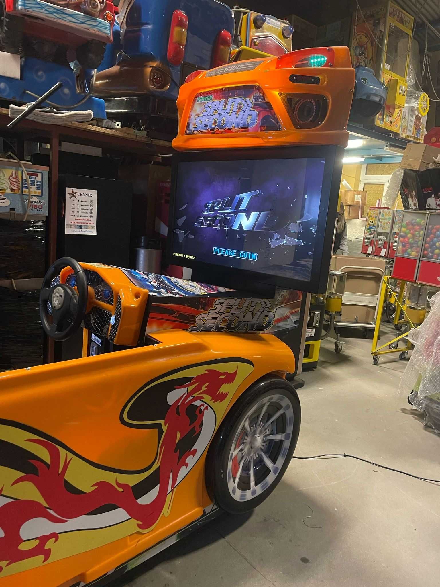 Symulator samochód i motor automat zarobkowy na monety
