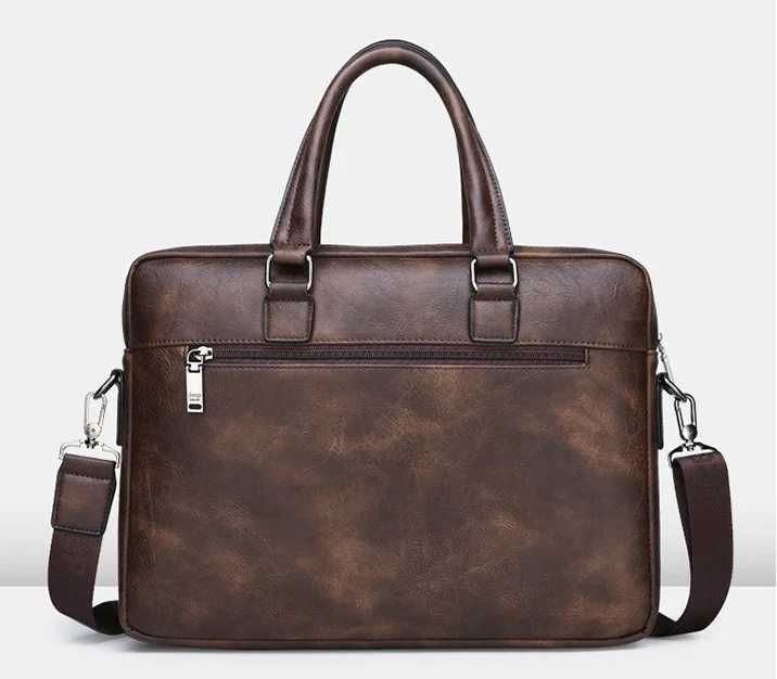 Мужской чоловічий кожаный офисный модный портфель сумка для документов