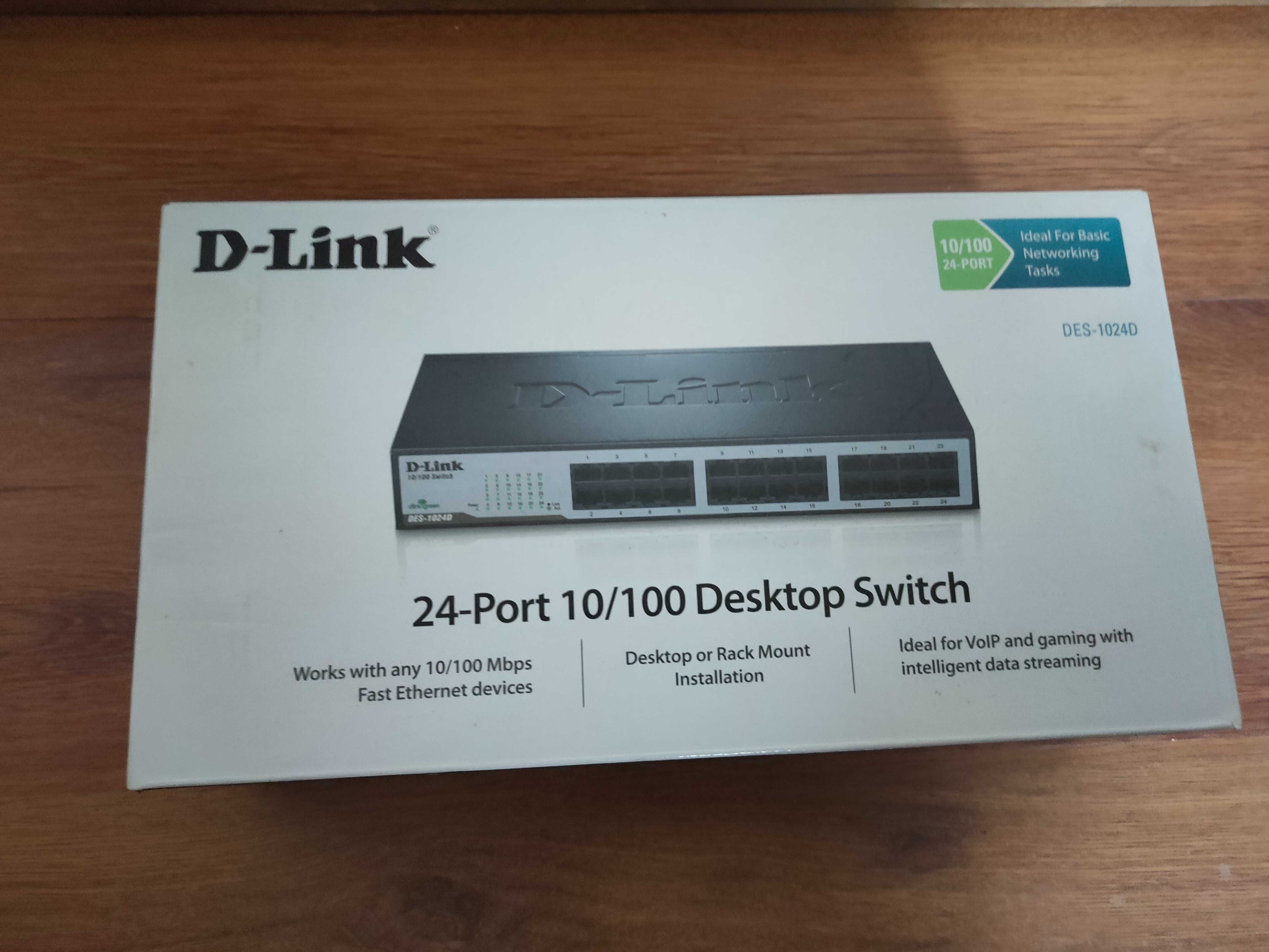 Комутатор мережевий D-Link DES-1024D