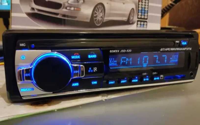 Автомагнитола Pioneer JSD 520 выходная мощность 4 по 65 ВТ, blutooth