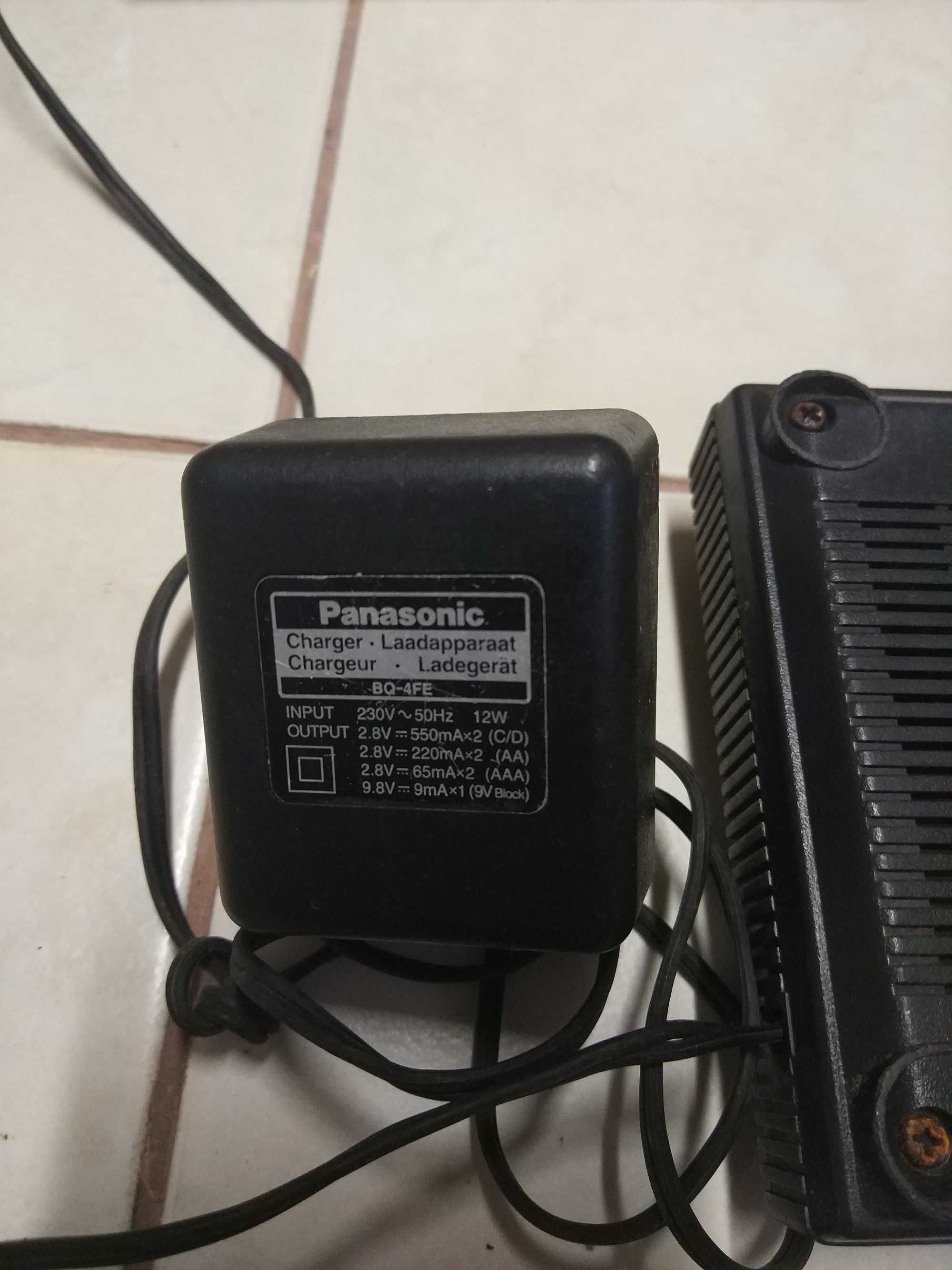Panasonic BQ-4FE, ładowarka akumulatorków AA, AAA, 9V, C/D, uszkodzona