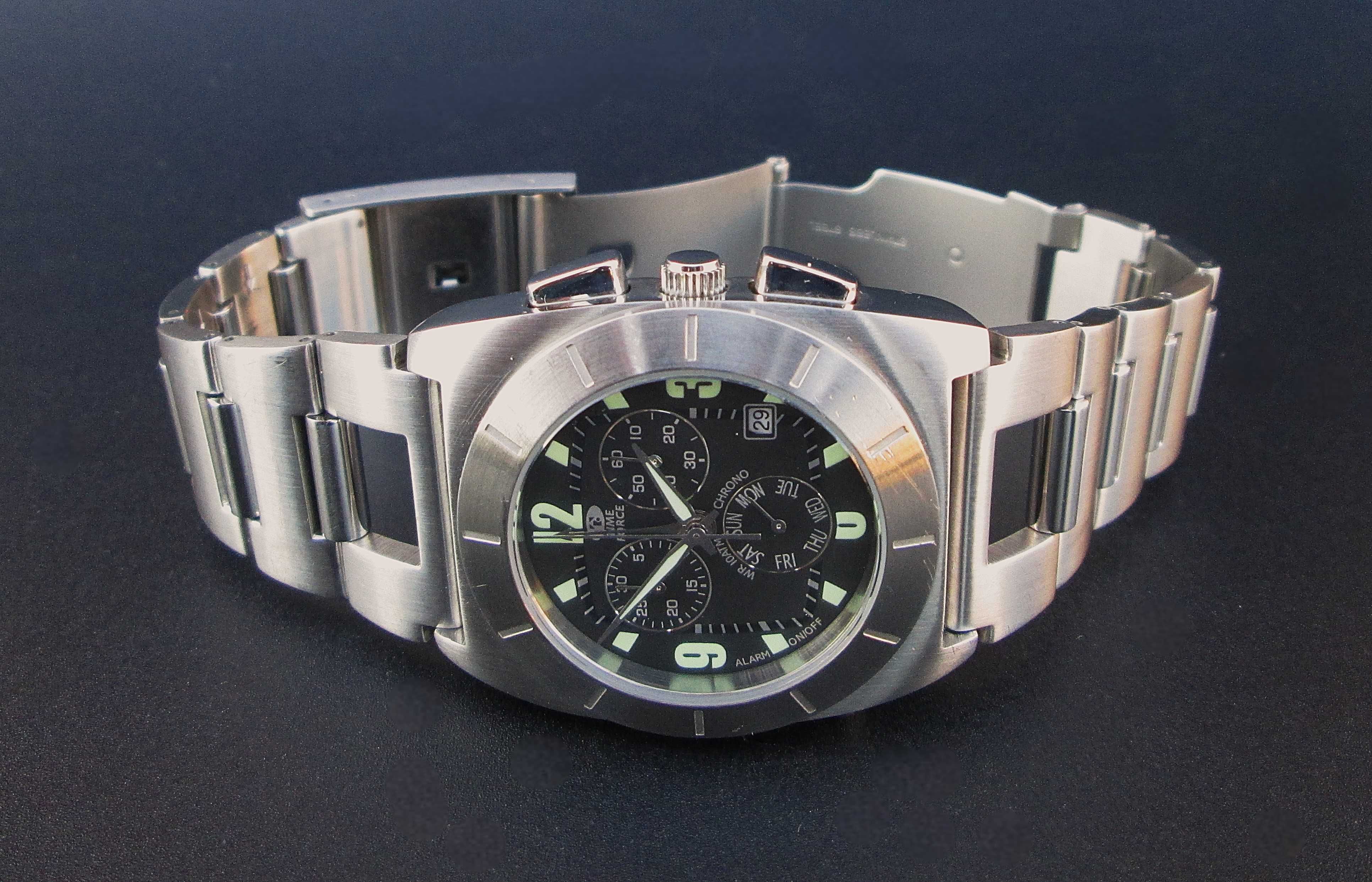 1990's Relógio Cronometro TIME FORCE com Alarme Mov. ISA 8154 - SWISS