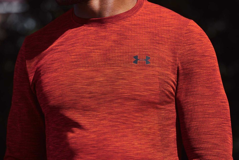 Мужской лонгслив футболка Under Armour LS SIPHON LS (М-Л)