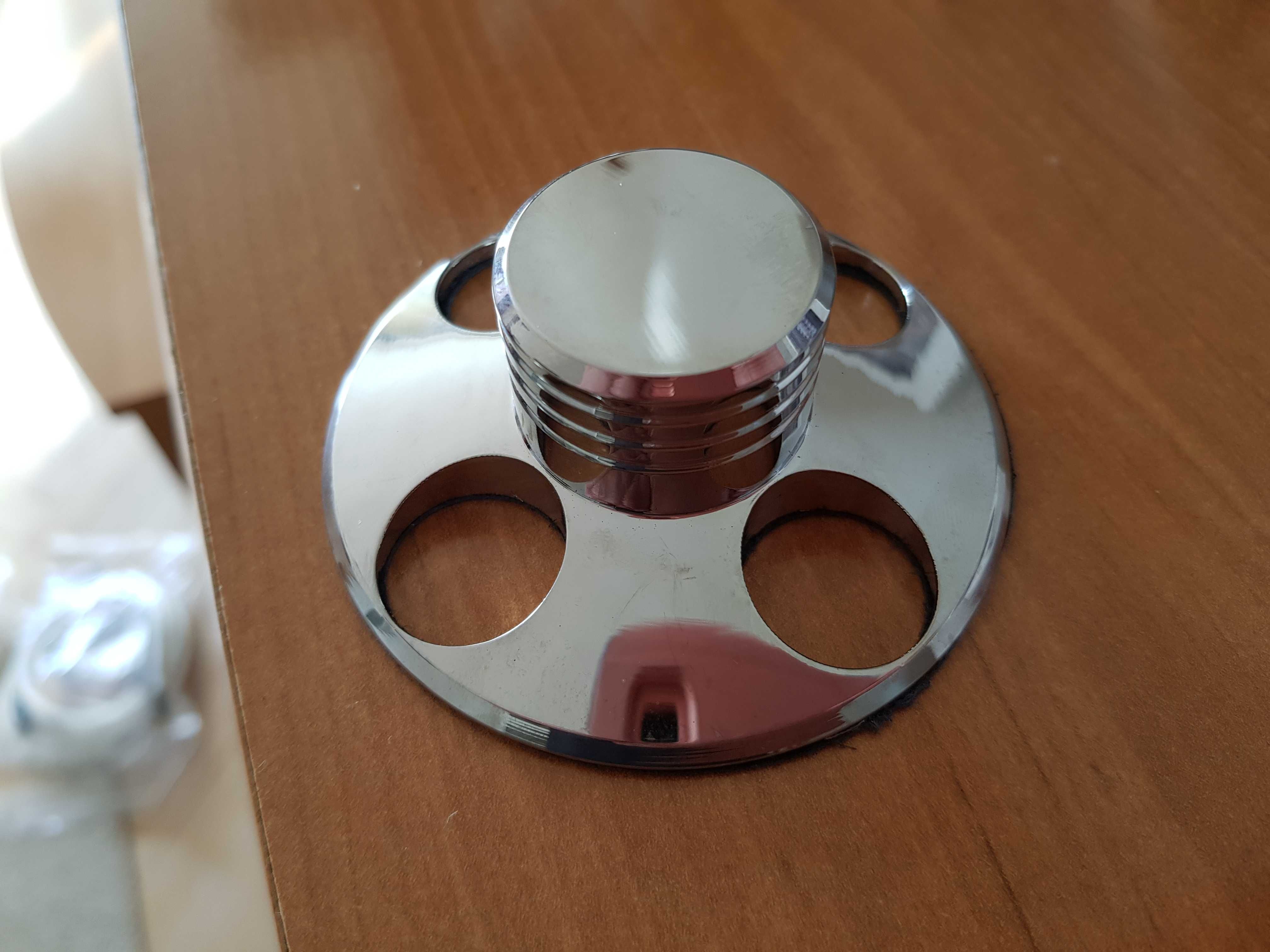 docisk do gramofonu silver shadow srebrny zacisk