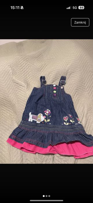 Jeansowa sukienka (TU)