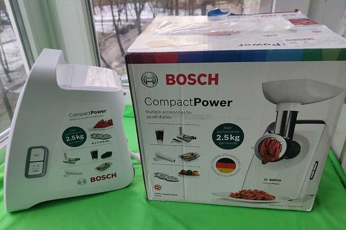 Мясорубка BOSCH MFW3X15W + насадка-овощерезка